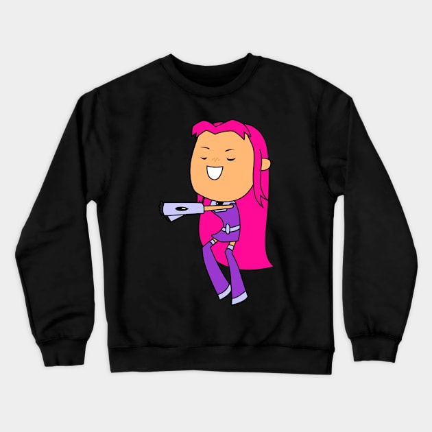 Tiny Starfire Crewneck Sweatshirt by JamesCMarshall